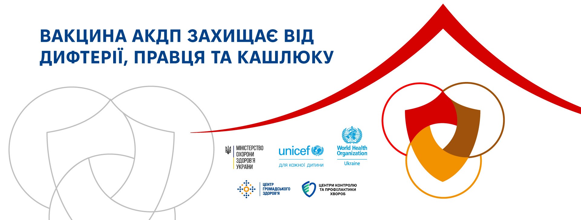 Розпочинається всеукраїнська кампанія з посилення імунізації проти кашлюку, дифтерії та правця